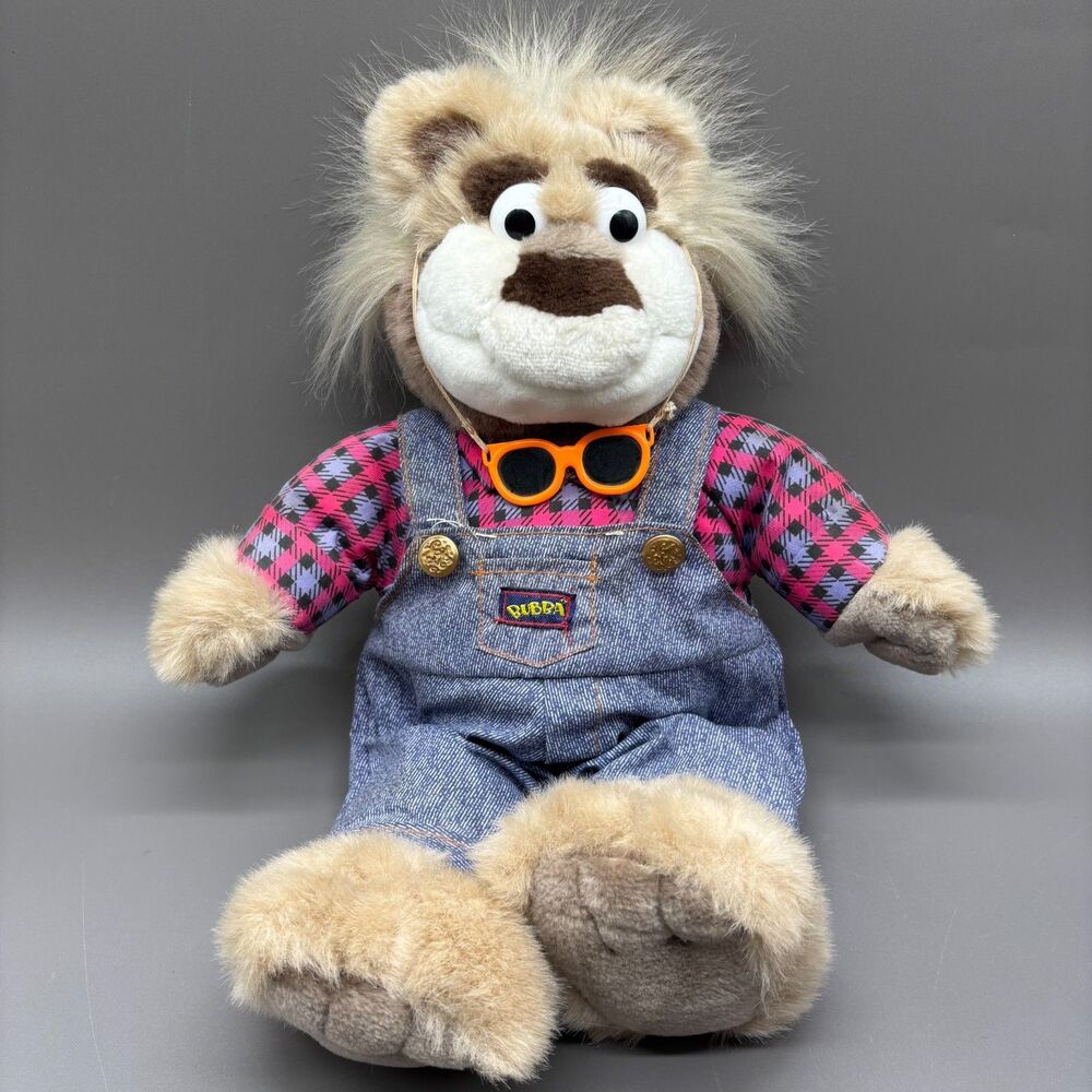 Vintage Tyco Real Talkin Bubba Bear Wise Crackin 17" Plush Sunglasses 1997 WORKS
